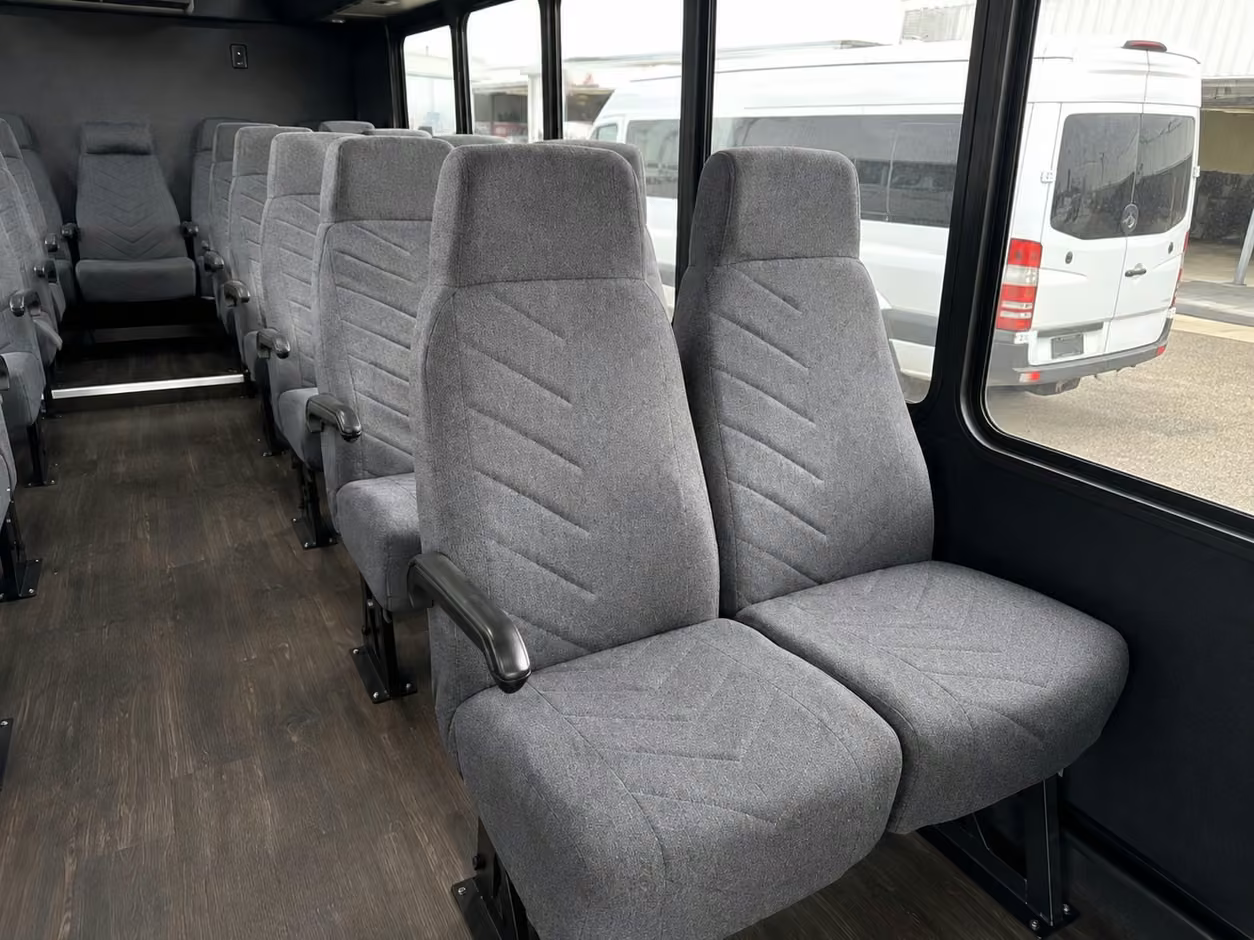 15 35 passenger minibus inside
