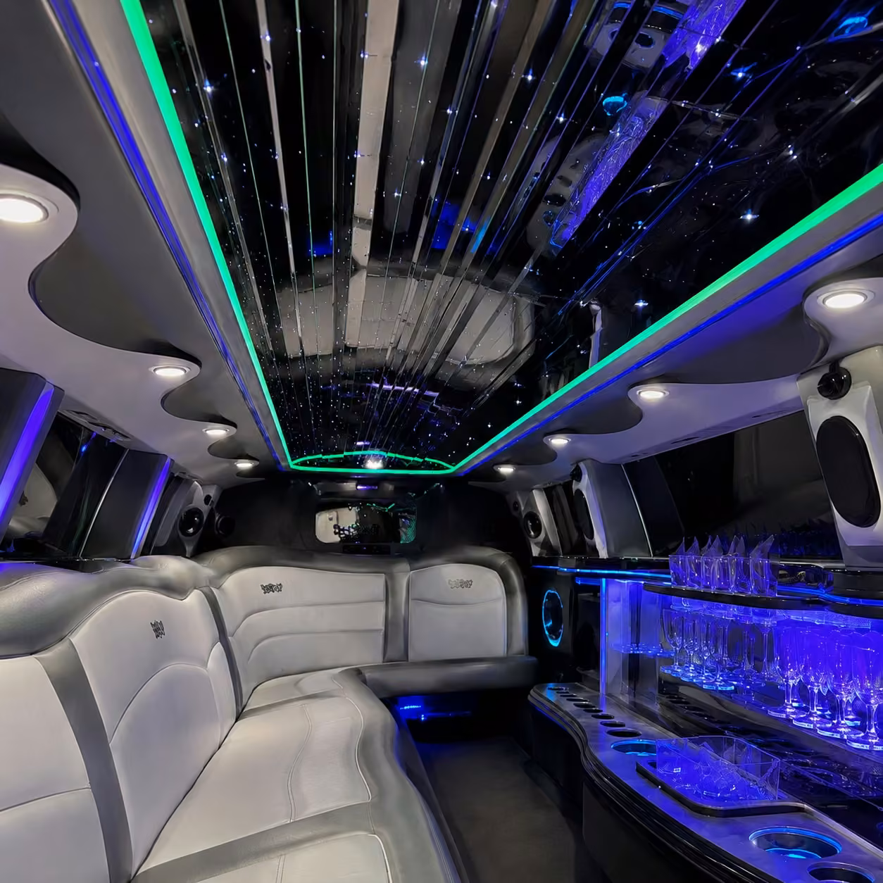 chrysler 300 limo interior