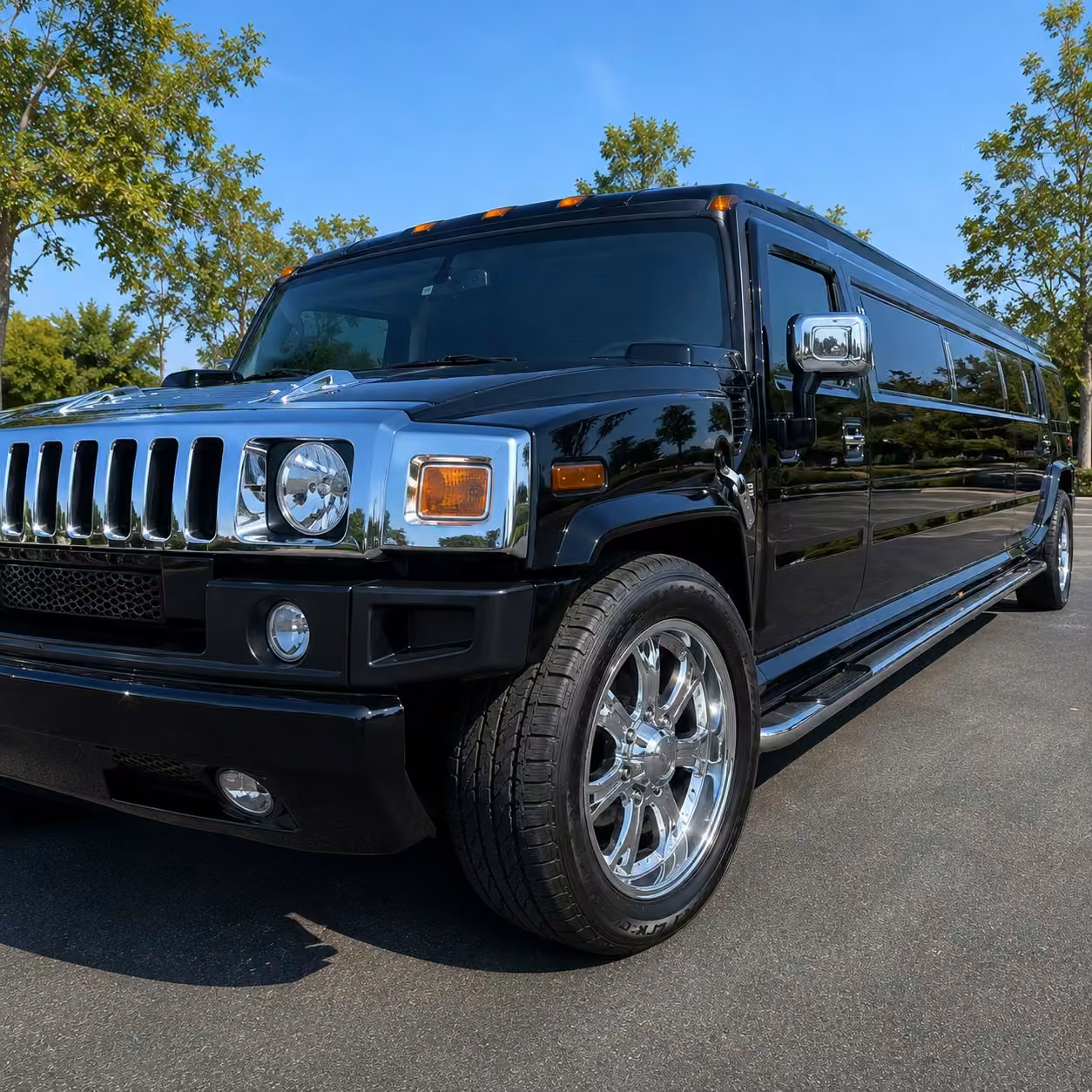 hummer limo exterior